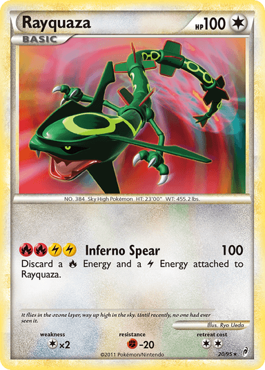 Carta Rayquaza 20/95 do set Call of Legends — Pokémon TCG | Bynx