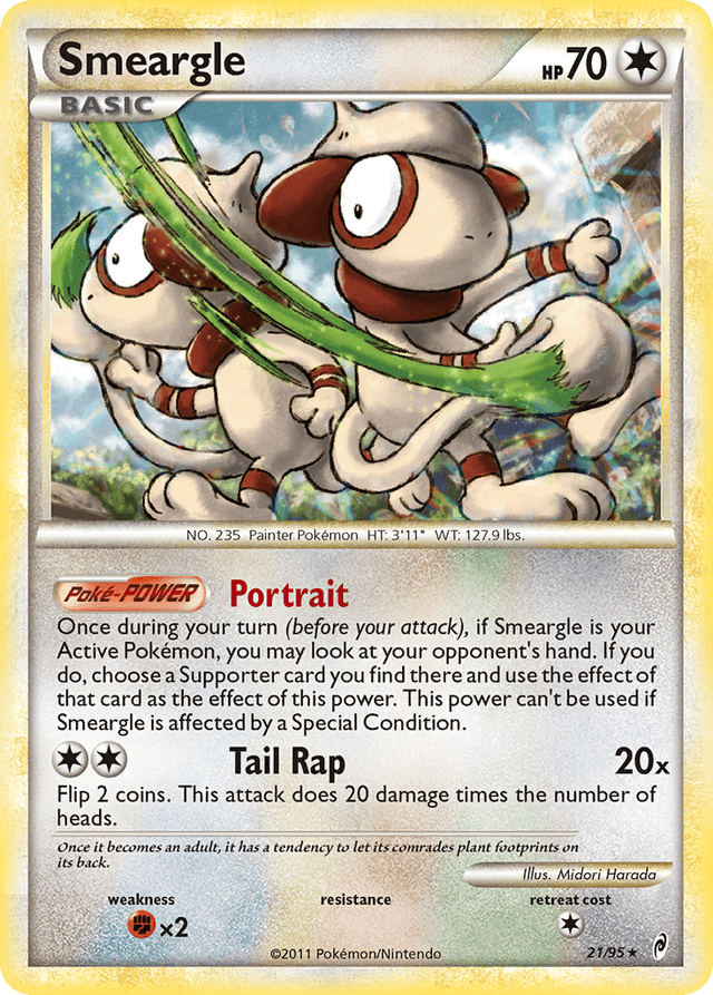 Carta Smeargle 21/95 do set Call of Legends — Pokémon TCG | Bynx