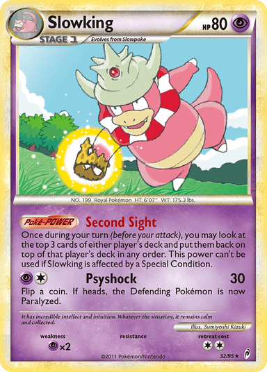 Carta Slowking 32/95 do set Call of Legends — Pokémon TCG | Bynx