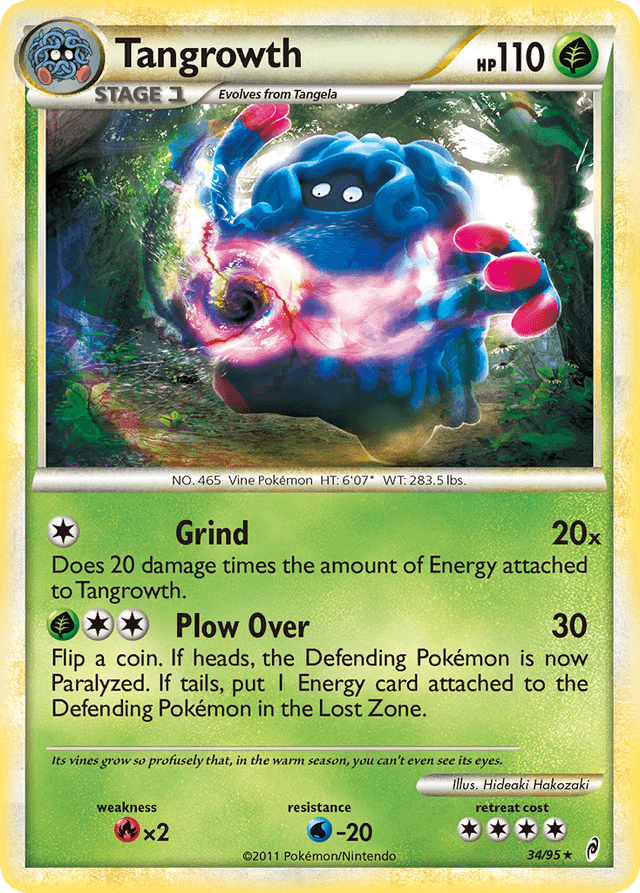Carta Tangrowth 34/95 do set Call of Legends — Pokémon TCG | Bynx