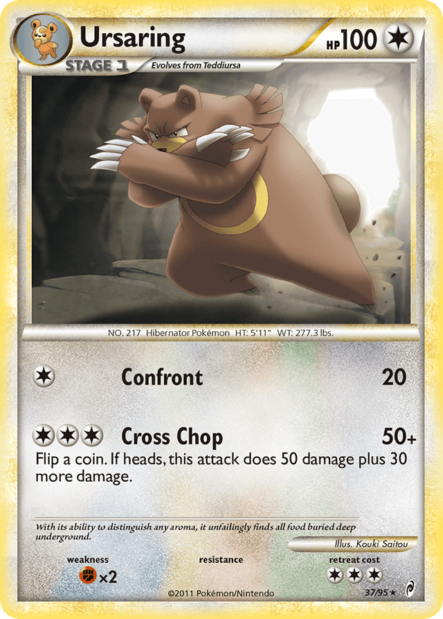 Carta Ursaring 37/95 do set Call of Legends — Pokémon TCG | Bynx