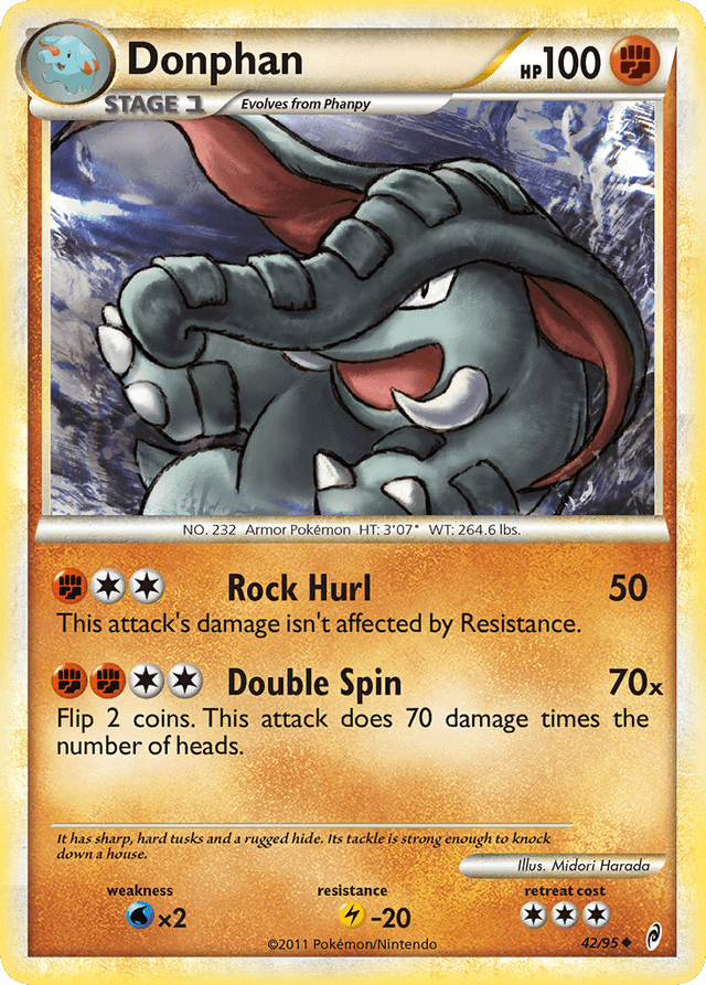 Carta Donphan 42/95 do set Call of Legends — Pokémon TCG | Bynx