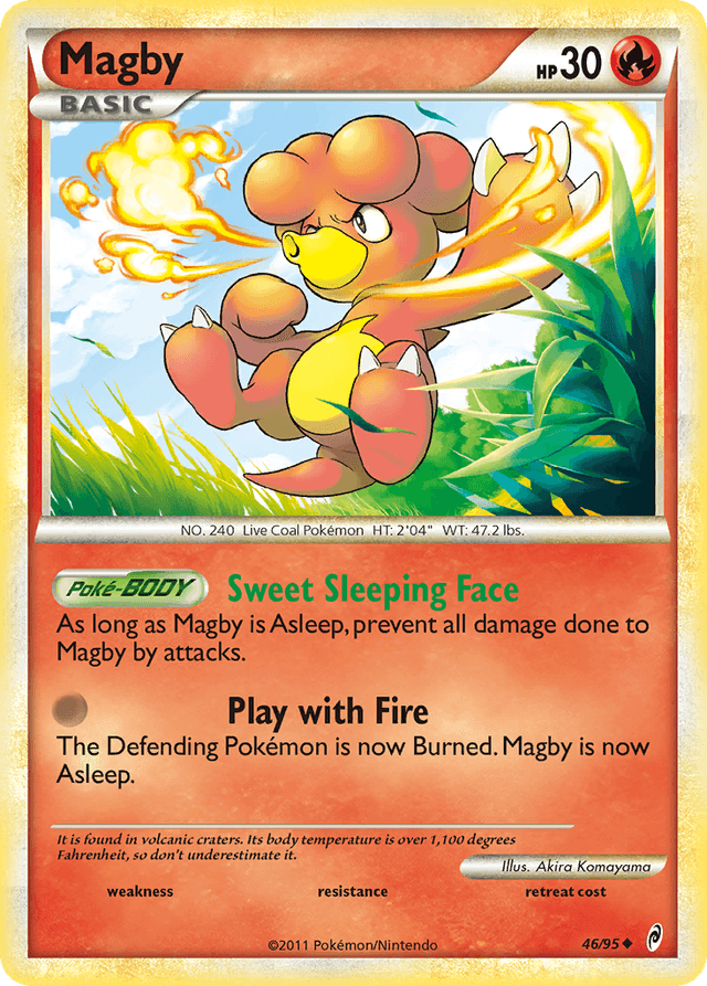 Carta Magby 46/95 do set Call of Legends — Pokémon TCG | Bynx