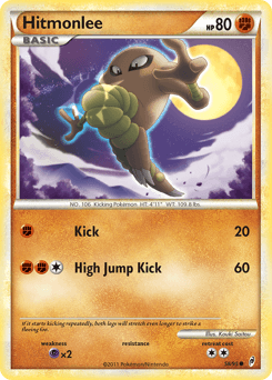 Hitmonlee 58/95 — Chamado das Lendas