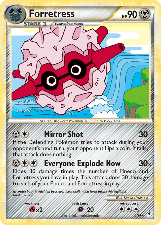 Carta Forretress 5/95 do set Call of Legends — Pokémon TCG | Bynx