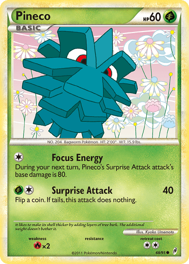 Carta Pineco 68/95 do set Call of Legends — Pokémon TCG | Bynx