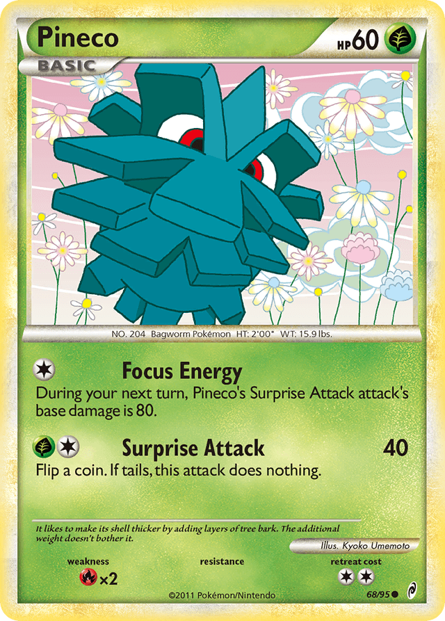 Carta Pineco 68/95 do set Call of Legends — Pokémon TCG | Bynx