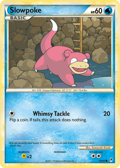Carta Slowpoke 70/95 do set Call of Legends — Pokémon TCG | Bynx