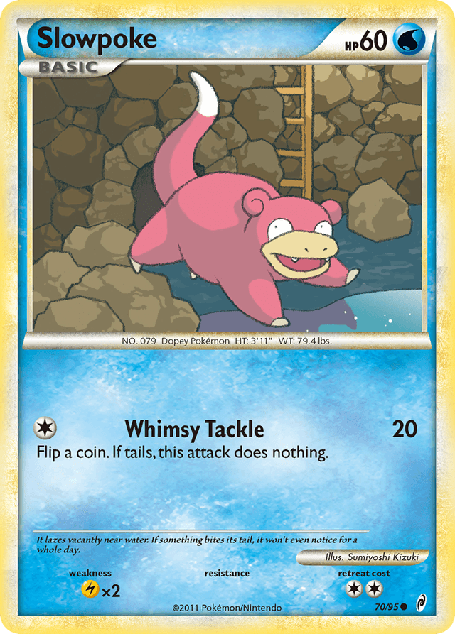 Carta Slowpoke 70/95 do set Call of Legends — Pokémon TCG | Bynx
