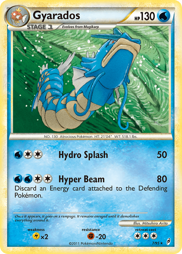 Carta Gyarados 7/95 do set Call of Legends — Pokémon TCG | Bynx