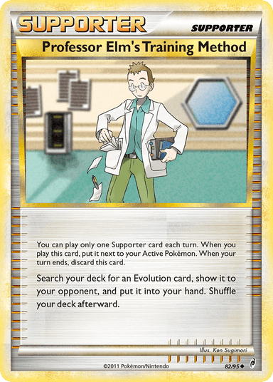 Carta Professor Elm's Training Method 82/95 do set Call of Legends — Pokémon TCG | Bynx