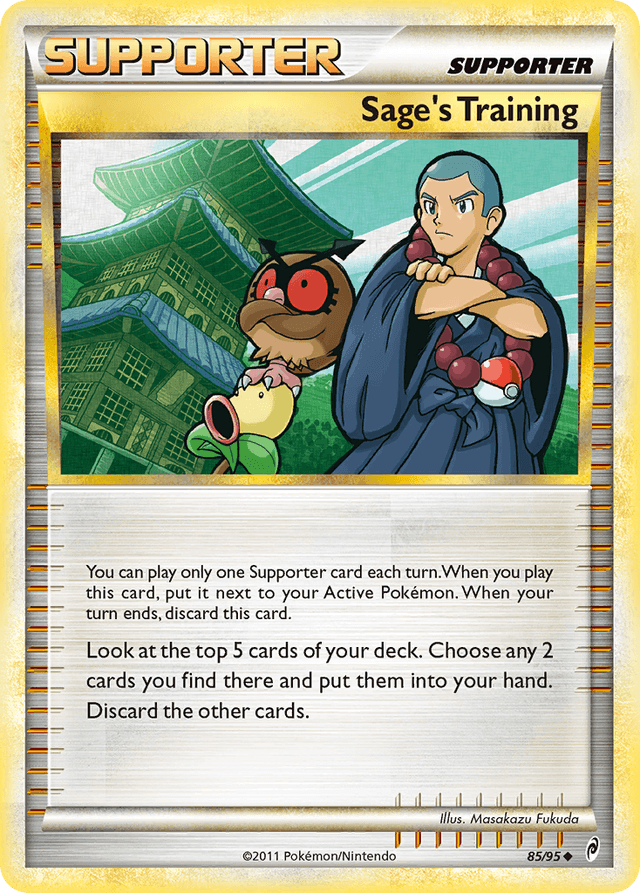 Carta Sage's Training 85/95 do set Call of Legends — Pokémon TCG | Bynx