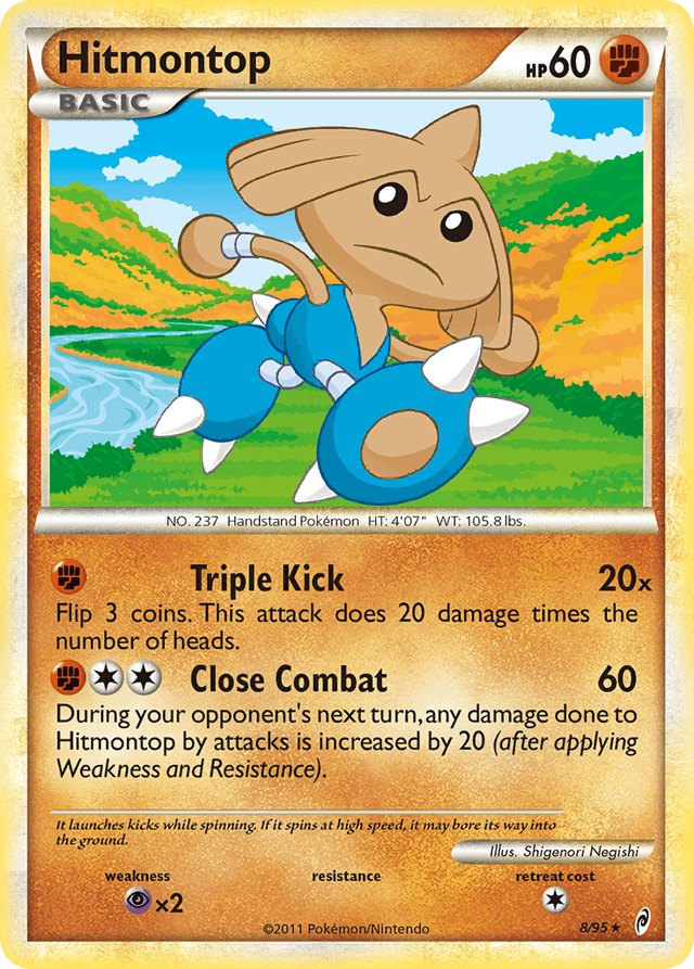 Carta Hitmontop 8/95 do set Call of Legends — Pokémon TCG | Bynx