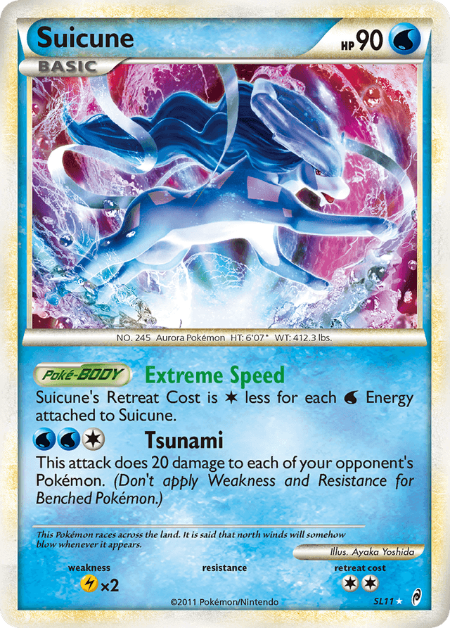 Carta Suicune SL11/95 do set Call of Legends — Pokémon TCG | Bynx