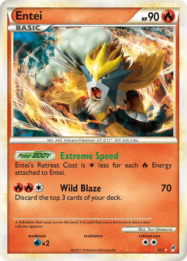 Carta Entei SL3/95 do set Call of Legends — Pokémon TCG | Bynx