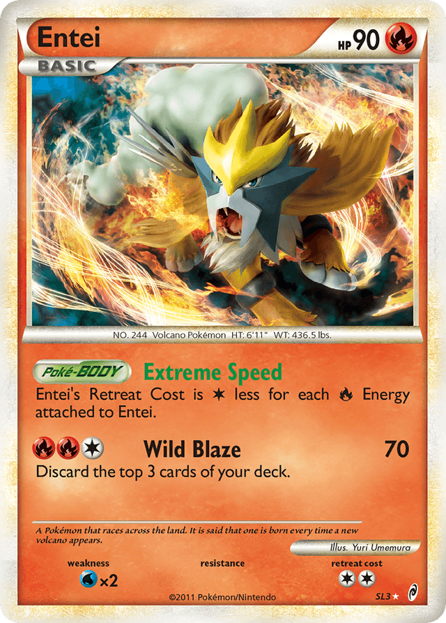 Carta Entei SL3/95 do set Call of Legends — Pokémon TCG | Bynx
