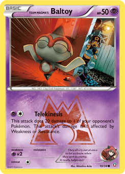 Team Magma's Baltoy 10 — Double Crisis