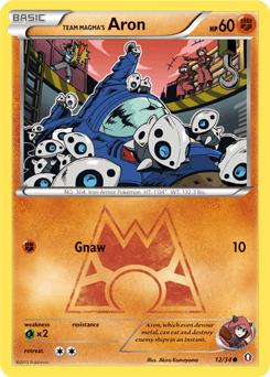 Team Magma's Aron 12 — Double Crisis