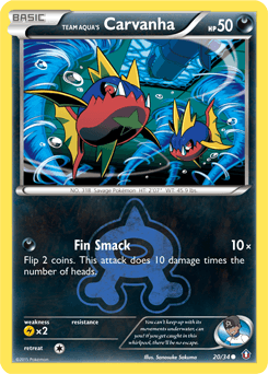 Team Aqua's Carvanha 20 — Double Crisis