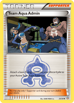 Team Aqua Admin 25/34 — Crise Dupla