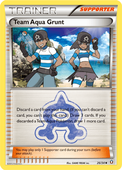Team Aqua Grunt 26/34 — Crise Dupla