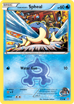 Team Aqua's Spheal 3 — Double Crisis