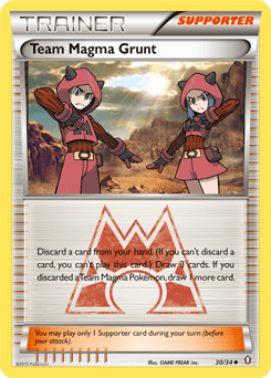 Team Magma Grunt 30/34 — Crise Dupla