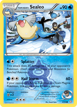Team Aqua's Sealeo 4 — Double Crisis