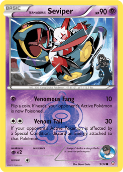 Team Aqua's Seviper 9 — Double Crisis