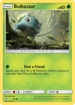 Bulbasaur 1/18 — Detetive Pikachu