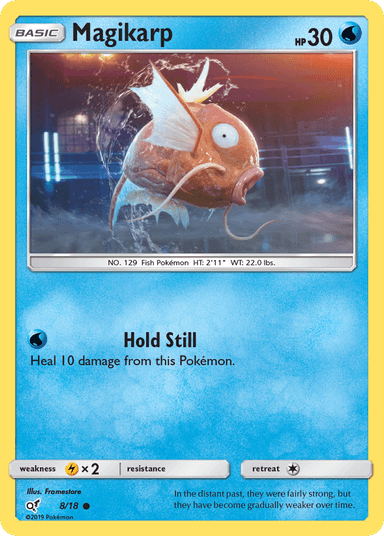 Carta Magikarp 8/18 do set Detective Pikachu — Pokémon TCG | Bynx