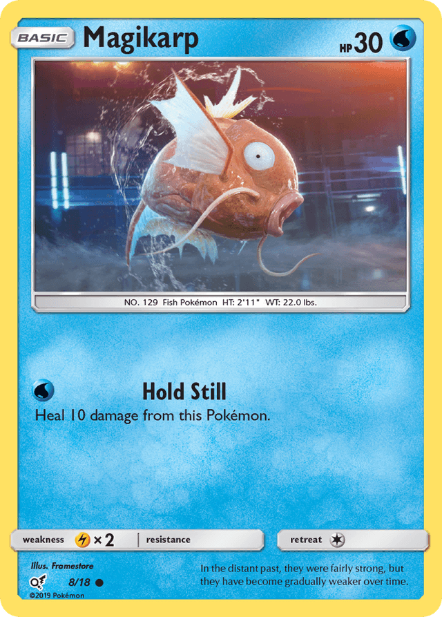 Carta Magikarp 8/18 do set Detective Pikachu — Pokémon TCG | Bynx