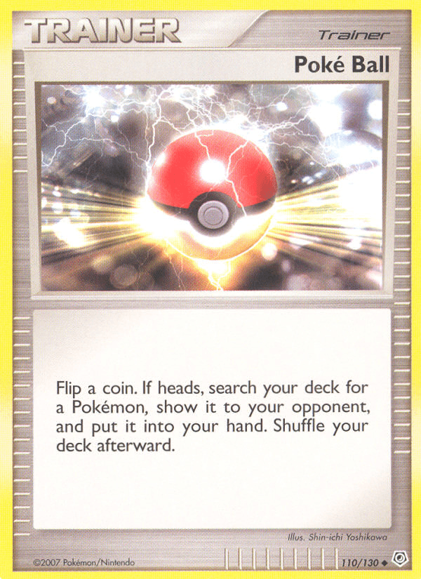 Carta Poké Ball 110/130 do set Diamond & Pearl — Pokémon TCG | Bynx