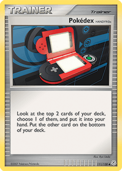 Pokédex HANDY910is 111/130 — Diamante & Pérola
