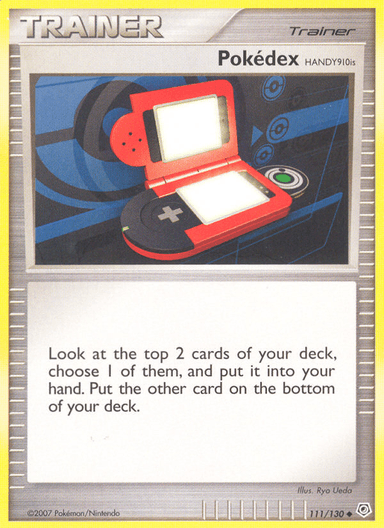 Carta Pokédex HANDY910is 111/130 do set Diamond & Pearl — Pokémon TCG | Bynx