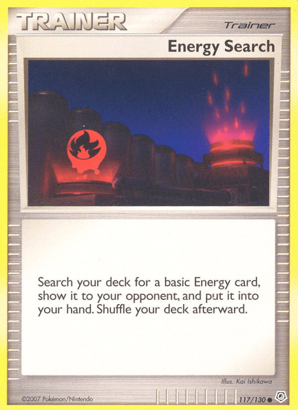 Carta Energy Search 117/130 do set Diamond & Pearl — Pokémon TCG | Bynx
