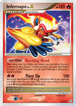 Infernape LV.X 121/130 — Diamante & Pérola