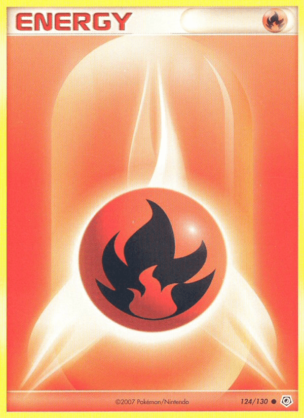 Carta Fire Energy 124/130 do set Diamond & Pearl — Pokémon TCG | Bynx