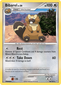 Bibarel 20/130 — Diamante & Pérola