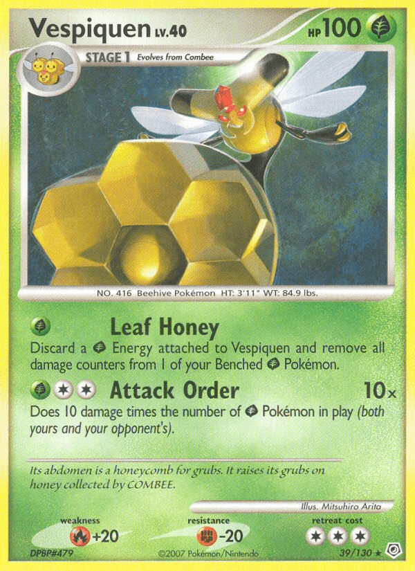 Carta Vespiquen 39/130 do set Diamond & Pearl — Pokémon TCG | Bynx
