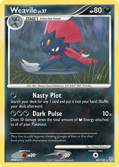Weavile 40 — Diamond & Pearl