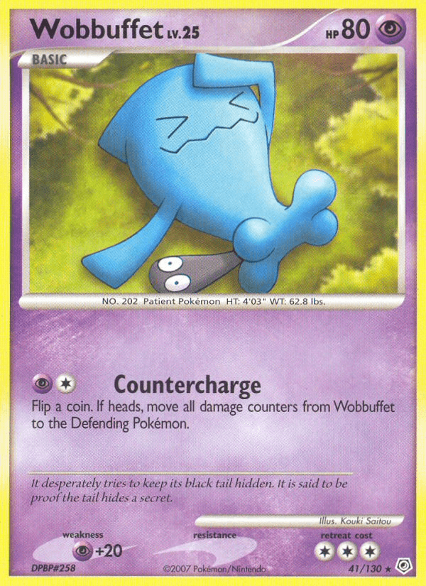 Carta Wobbuffet 41/130 do set Diamond & Pearl — Pokémon TCG | Bynx