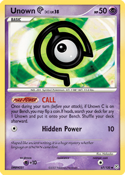 Unown [C] 67 — Diamond & Pearl