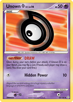 Unown [D] 68 — Diamond & Pearl