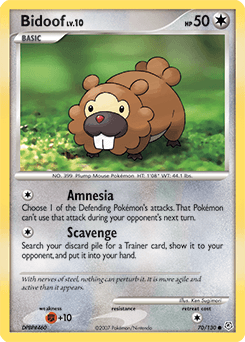 Bidoof 70 — Diamond & Pearl