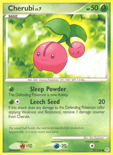 Carta Cherubi 75/130 do set Diamond & Pearl — Pokémon TCG | Bynx