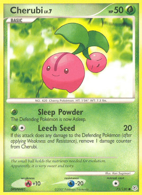 Carta Cherubi 75/130 do set Diamond & Pearl — Pokémon TCG | Bynx