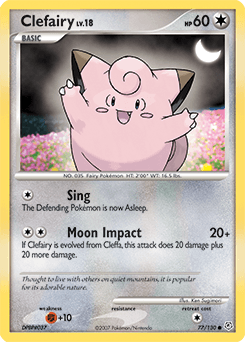 Clefairy 77/130 — Diamante & Pérola
