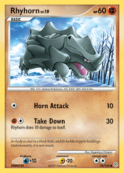 Rhyhorn 95 — Diamond & Pearl