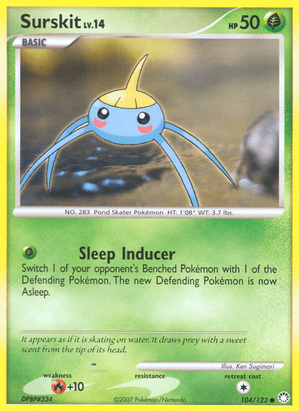 Carta Surskit 104/123 do set Mysterious Treasures — Pokémon TCG | Bynx